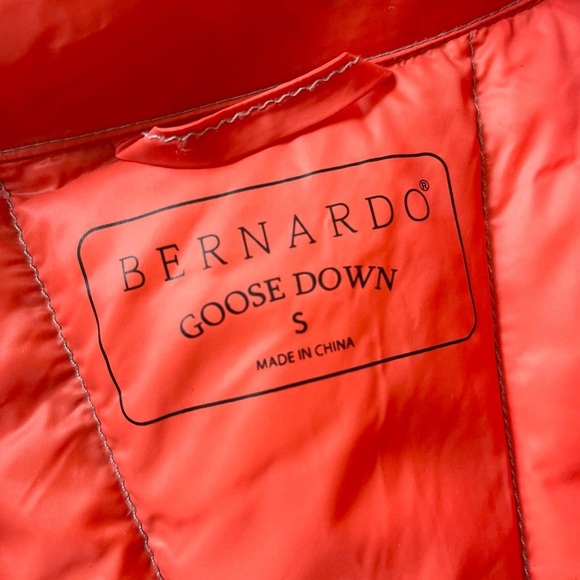 Bernardo Jacket Women’s Small Goose Down Coat Metallic Light Weight - Picture 3 of 7